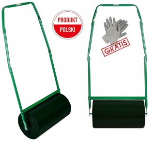 WALEC STALOWY DO TRAWY TRAWNIKA - 80CM POJEMNOŚĆ 53L + RĘKAWICZKI GRATIS SIGMA