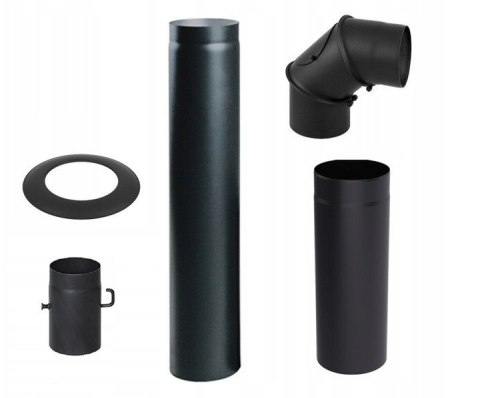 ZESTAW RUR PRZYŁĄCZENIOWYCH DO KOMINKA fi 130 DARCO