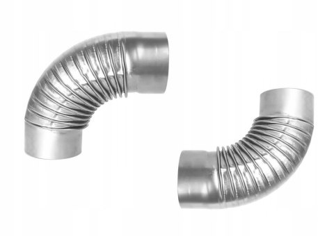 Zestaw dwa kolanka do rur piecowych fi 120mm DARCO