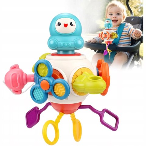 Edukacyjna kostka sensoryczna interaktywna 8w1 dla niemowląt 18m+ 688-76