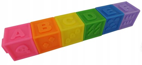 Miękkie gumowe klocki sensoryczne piszczałki 9911