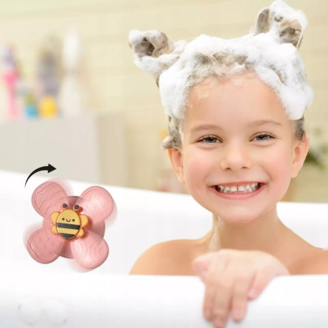 Spinner sensoryczny na przyssawkę do kąpieli i krzesełka ślimak jeżdżący