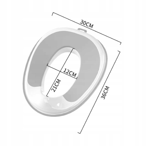 Antypoślizgowa nakładka na sedes dla dzieci ergonomiczny kształt
