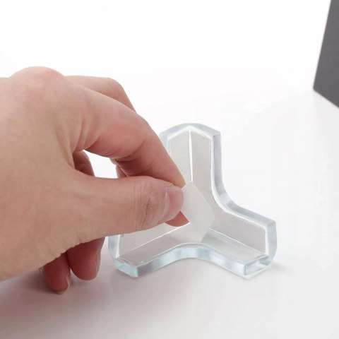 Narożniki ochronne na meble bezpieczne przezroczyste zabezpieczenia 10 szt