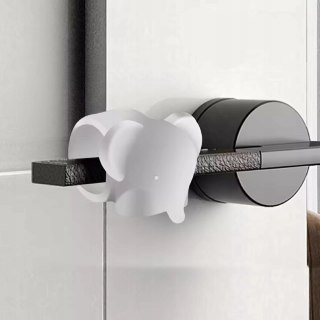 Silikonowa osłona na klamkę - anty uderzeniowy ochraniacz drzwi słonik