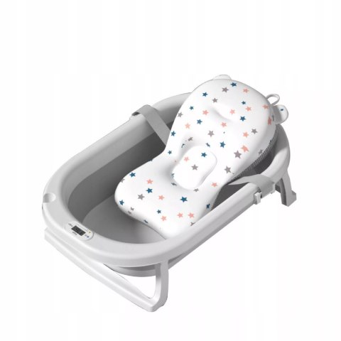 Składana wanienka z termometrem bezpieczna kąpiel + poduszka do kapieli