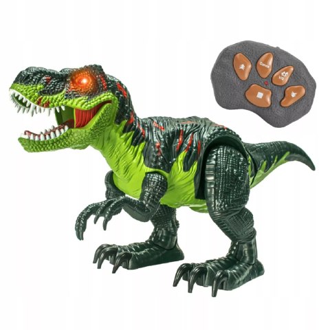 Dinozaur zdalnie sterowany Tyranozaur pilot dźwięki I światła 5221