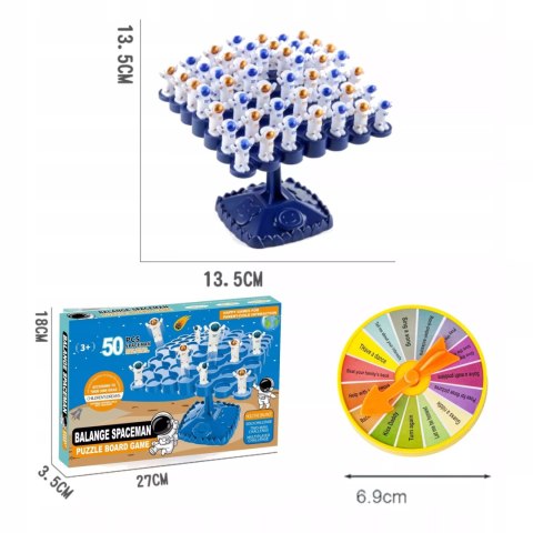 Gra zręcznościowa balansujący skaczący astronauta kosmos dla dzieci 95A