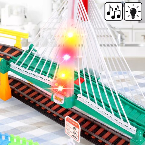 Kolejka pociąg elektryczna 192 el. tor lokomotywa wagony