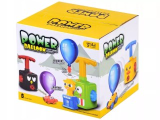 Wyrzutnia balonowa samochód żabka + pompka zestaw aerodynamiczny 12 balonów