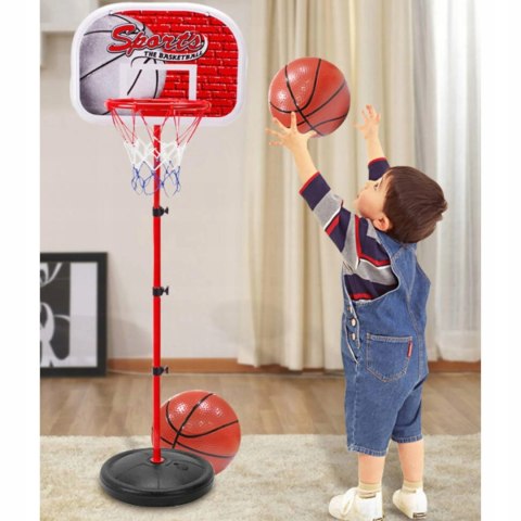 Koszykówka dla dzieci stojak regulacja piłka pompka kosz 777-441