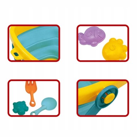 Silikonowy zestaw do piasku składane wiaderko 258