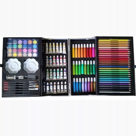 Zestaw artystyczny do malowania rysowania dla dzieci walizka 145 el 145-1N