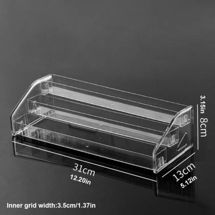 1 szt., przezroczysty wielowarstwowy stojak na perfumy