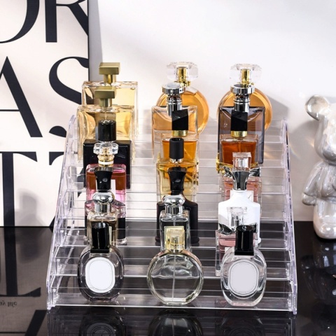 1 szt., przezroczysty wielowarstwowy stojak na perfumy
