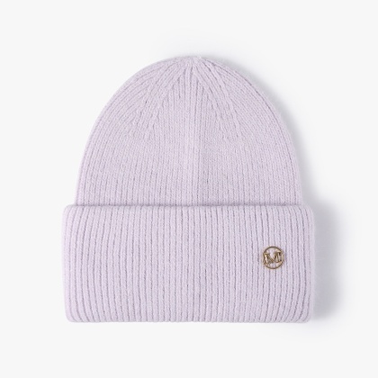 Damska czapka zimowa Prawdziwe futro królika Czapki zimowe dla kobiet Modne ciepłe czapki damskie Solidna czapka dla dorosłych