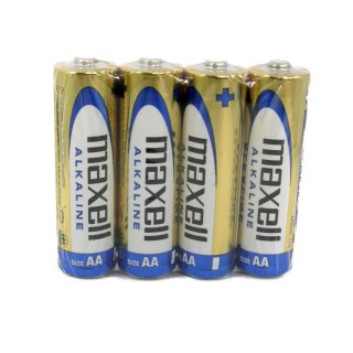 4x Baterie AA 1,5V Alkaline MAXELL LR6