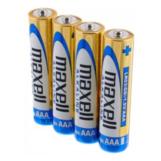 4x Baterie AAA 1,5V Alkaline MAXELL LR03