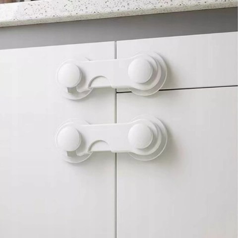 Blokady szafek i szuflad dla dzieci mocne zabezpieczenia 12 szt.