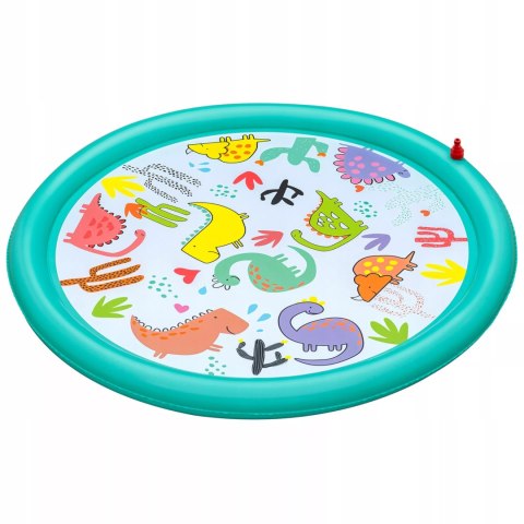 Brodzik mata wodna fontanna 122cm zraszacz dino ślizgawka Bestway 52698