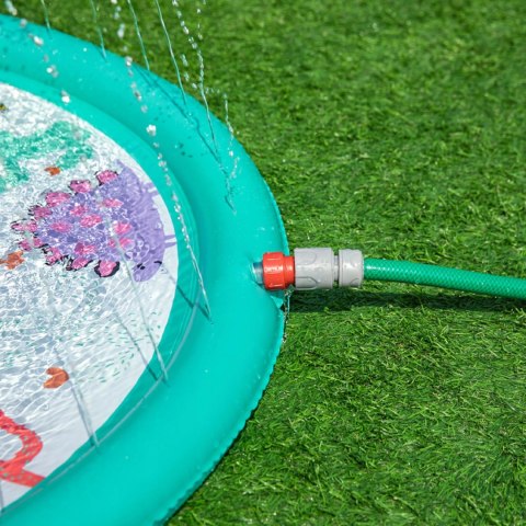 Brodzik mata wodna fontanna 122cm zraszacz dino ślizgawka Bestway 52698