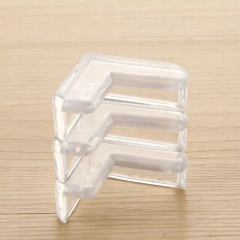 Przezroczyste zabezpieczenia narożników mebli 10 szt. ochrona dzieci