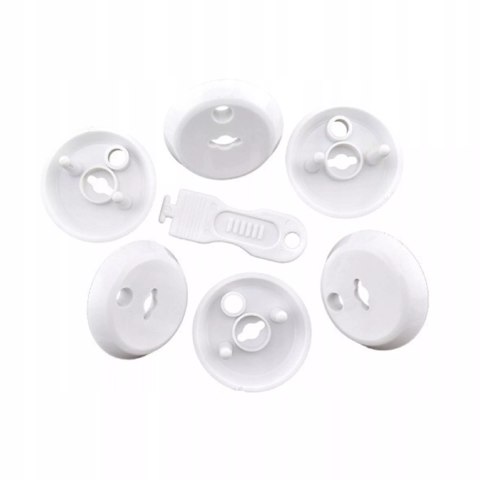 Zabezpieczenia gniazdek 15 szt. + klucze | blokada kontaktów dla dzieci