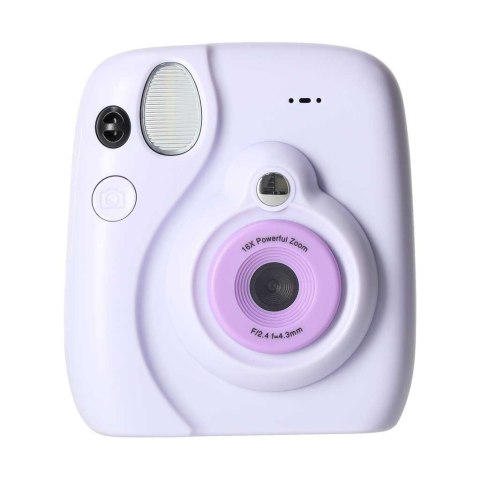 Aparat fotograficzny cyfrowy natychmiastowy 16x 128GB wkłady mazaki fioletowy Kik Sp. z o. o. Sp. k.