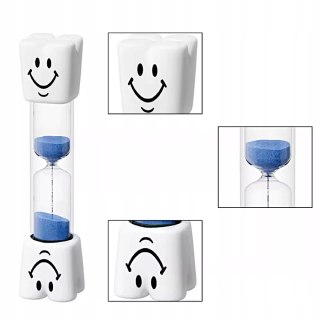 Klepsydra do mycia zębów dla dzieci niebieski Timer czasomierz 3 min