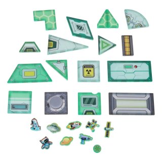 Klocki magnetyczne konstrukcyjne kosmos stacja kosmiczna 108 elementów Kik Sp. z o. o. Sp. k.