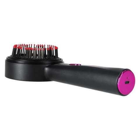 Masażer szczotka do masażu skóry głowy aplikator olejków USB czarna Kik Sp. z o. o. Sp. k.