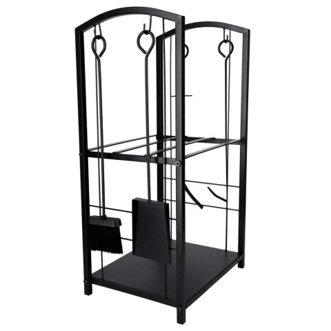 Stojak na drewno kominkowe regał metalowy akcesoria do kominka Kik Sp. z o. o. Sp. k.