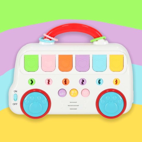 Autobus edukacyjny grający wyskakujące zwierzątka kluczyki Kik Sp. z o. o. Sp. k.