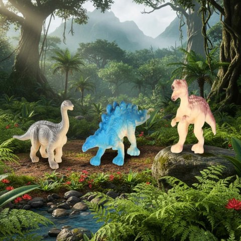 Dinozaury wykopaliska jajko XL dinozaura 12 figurek zestaw archeologiczny Kik Sp. z o. o. Sp. k.