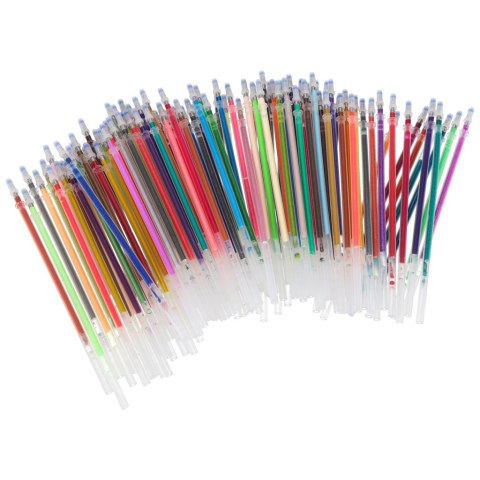 Długopisy żelowe kolorowe w etui 100 sztuk + 100 wkładów Kik Sp. z o. o. Sp. k.