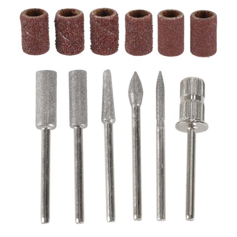 Frezarka do paznokci elektryczna 65W manicure pedicure 6 końcówek frezy Kik Sp. z o. o. Sp. k.