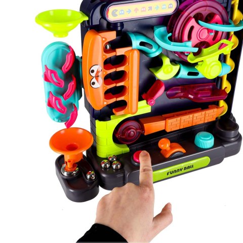 Gra zręcznościowa tor kulkowy z przeszkodami dla kulek Kik Sp. z o. o. Sp. k.