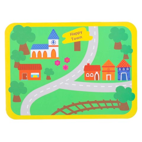 Klocki drewniane do nawlekania tablica plansza samochody pojazdy Kik Sp. z o. o. Sp. k.