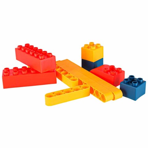 Klocki konstrukcyjne do budowania ruchome z silnikiem 116 elementów Kik Sp. z o. o. Sp. k.