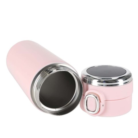 Kubek termiczny z ustnikiem termos LED 350ml róż Kik Sp. z o. o. Sp. k.