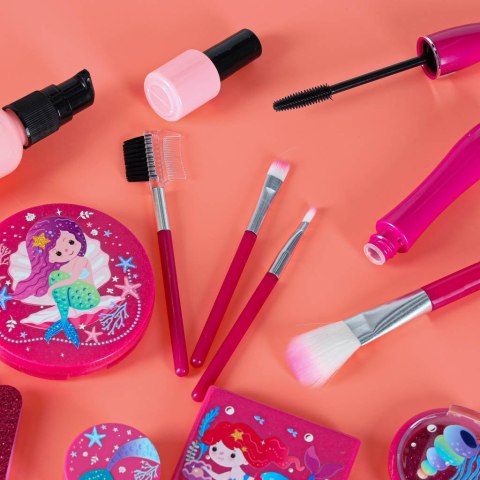 Kuferek zestaw kosmetyków do makijażu i paznokci makeup dla dzieci 22 elementy Kik Sp. z o. o. Sp. k.