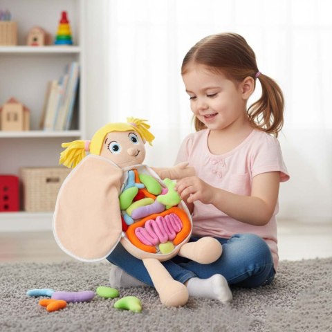 Lalka maskotka nauka anatomii dziewczynka Kik Sp. z o. o. Sp. k.