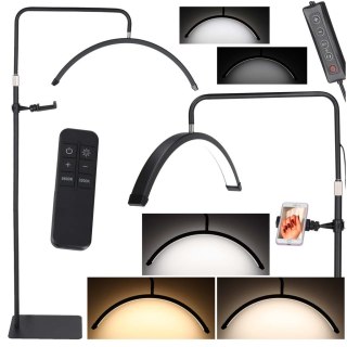 Lampa do przedłużania rzęs LED 36W regulowana kosmetyczna bezcieniowa łuk czarna Kik Sp. z o. o. Sp. k.