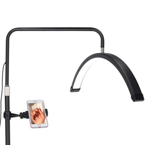 Lampa do przedłużania rzęs LED 36W regulowana kosmetyczna bezcieniowa łuk czarna Kik Sp. z o. o. Sp. k.