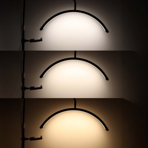 Lampa do przedłużania rzęs LED 36W regulowana kosmetyczna bezcieniowa łuk czarna Kik Sp. z o. o. Sp. k.