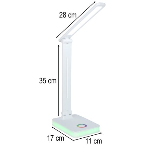 Lampka na biurko biurkowa LED USB dotykowa podświetlana RGB regulacja światła Kik Sp. z o. o. Sp. k.