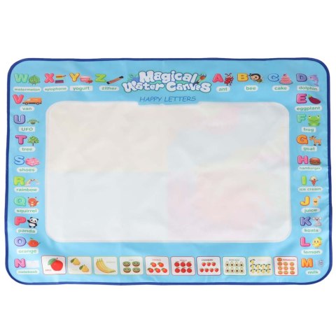 Mata wodna do malowania rysowania wodą mazaki pieczątki szablony wałek 100x80cm alfabet Kik Sp. z o. o. Sp. k.