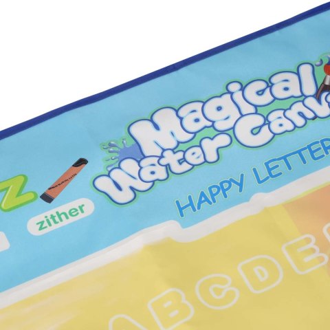 Mata wodna do malowania rysowania wodą mazaki pieczątki szablony wałek 100x80cm alfabet Kik Sp. z o. o. Sp. k.