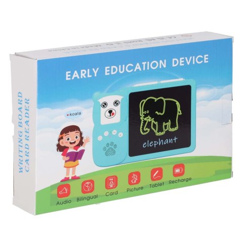 Nauka języka angielskiego czytnik kart do nauki słówek fiszki znikopis niebieski Kik Sp. z o. o. Sp. k.