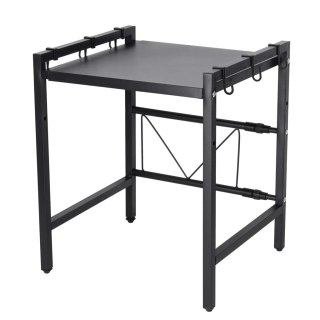 Półka kuchenna nad mikrofalówkę organizer regulowany metalowy 6 wieszaków Kik Sp. z o. o. Sp. k.